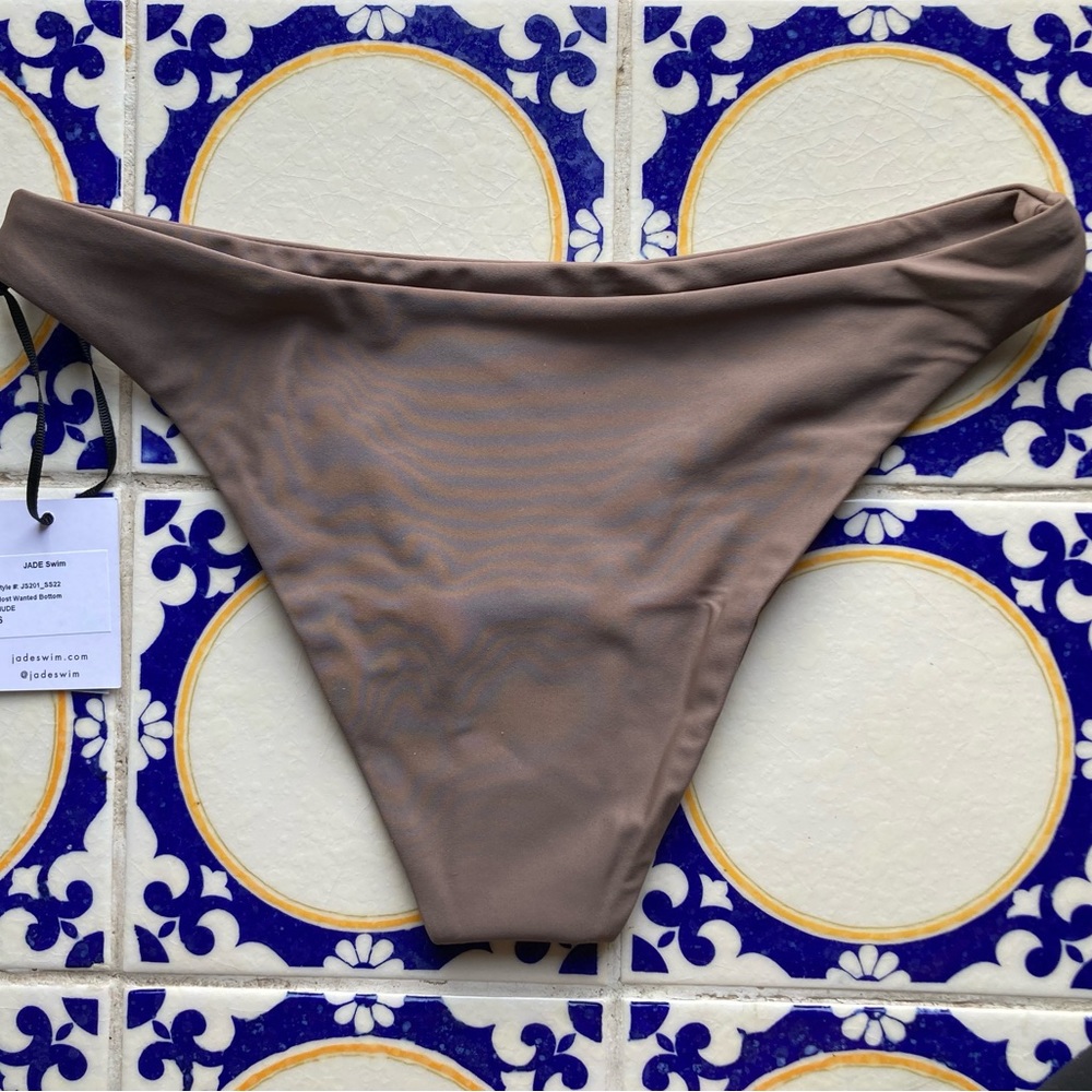 JADE SWIM Most Wanted Bikini Bottom in ‘Nude’ - Small - Picture 11 of 16